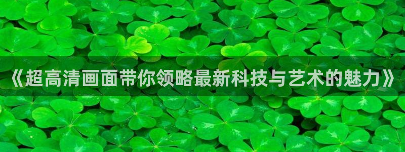 24直播网体育：《超高清画面带你领略最新科技与艺术的魅力》
